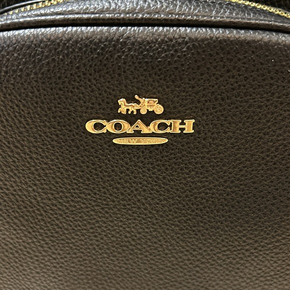 Authentic Coach classic leather black backpack barely used - Picture 3 of 8